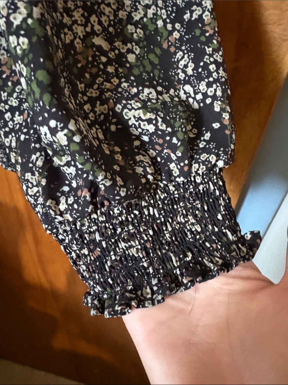 Fun 2 Fun Black Aria Peplum Blouse - Picture 4 of 7